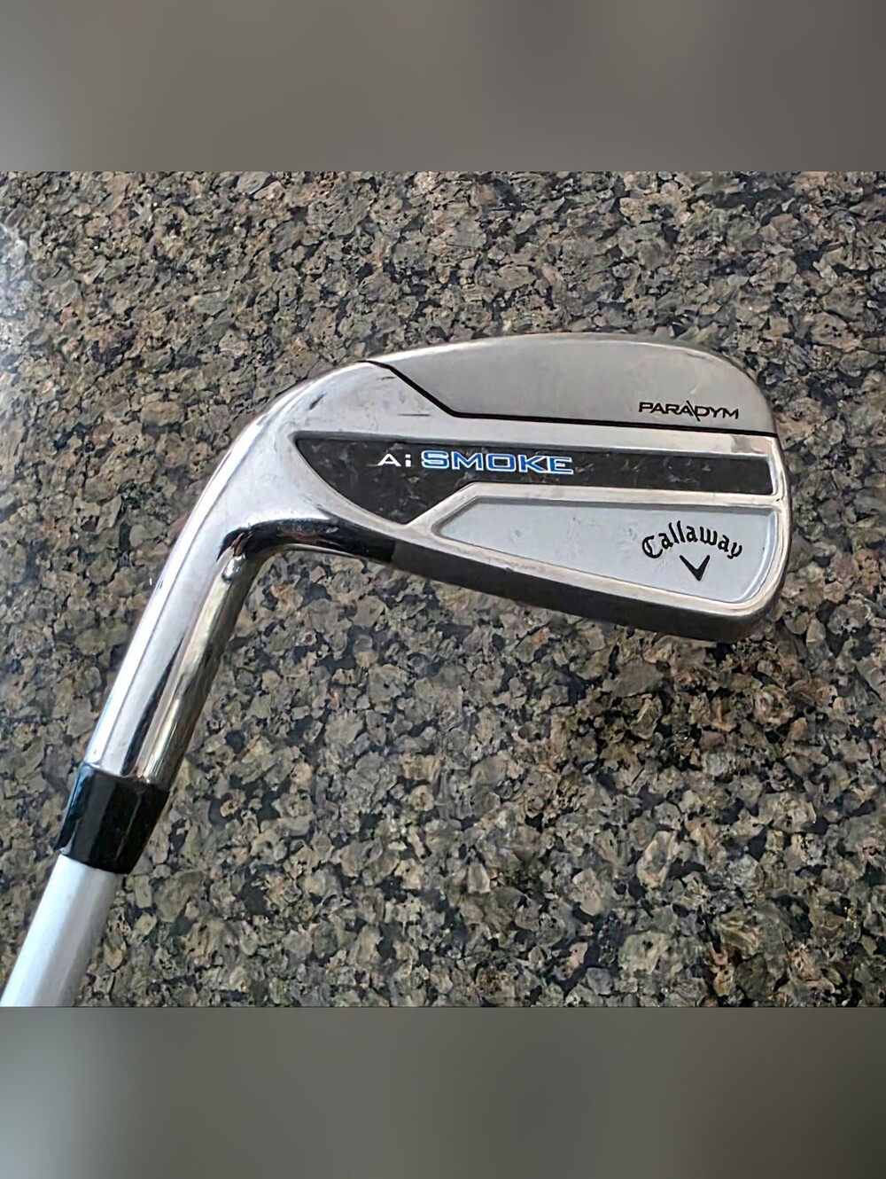 Callaway Golf Ai Smoke Paradym single 7 iron left handed Eldio Graphite shaft 40